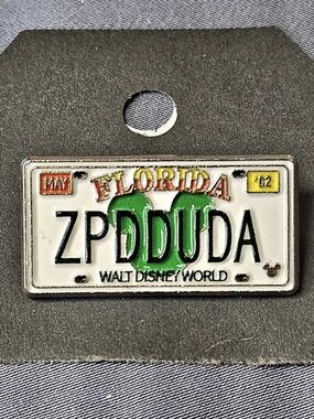 WDW - Hidden Mickey Collection - License Plates ZPDDUDA Disney Pin 2007